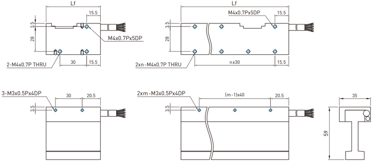 Hiwin Linear Motors Ironcore - LMC-EFC series