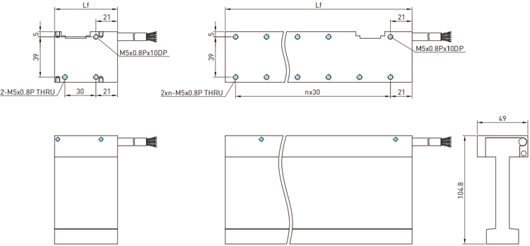 Hiwin Linear Motors Ironcore - LMC-EFF series