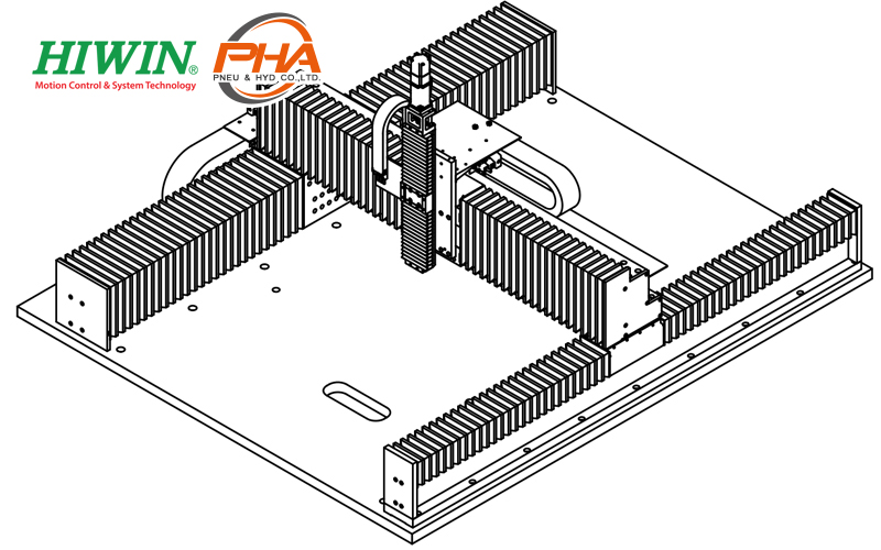 Hiwin Gantry Structure Customization - GLB Hiwin Gantry Structure Customization - GLB