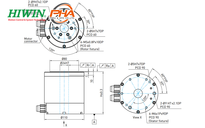 Hiwin Torque Motor Rotary Tables - TMS0 series Hiwin Torque Motor Rotary Tables - TMS0 series