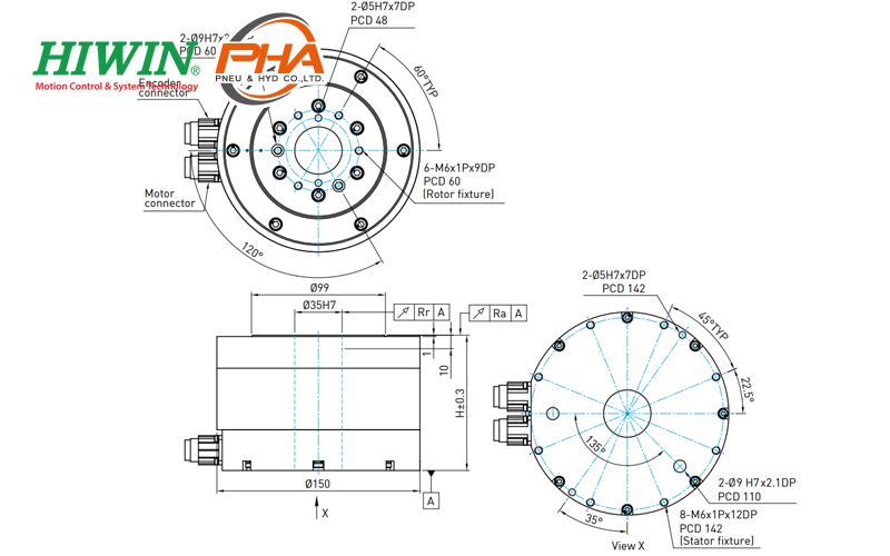 Hiwin Torque Motor Rotary Tables - TMS1 series Hiwin Torque Motor Rotary Tables - TMS1 series